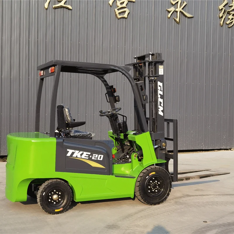 رافعة شوكية كهربائية بأربع عجلات بسعة 13 طن، شاحنة نقل مكدس هيدروليكي أوتوماتيكية لتفريغ تحميل المستودعات