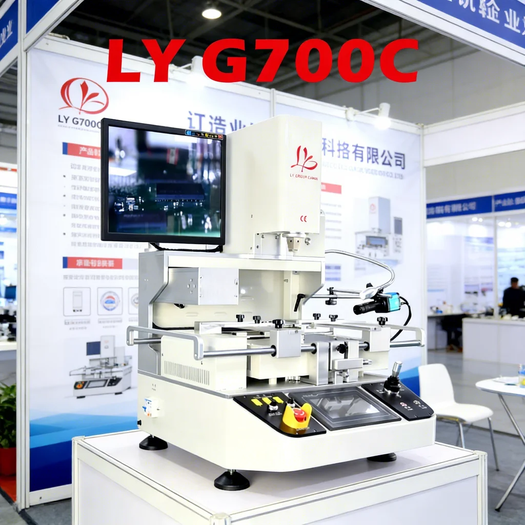 NEW G700 G700C Optical Align BGA Rework Station with Camera 3 Zones Hot Air Auto Feeding & XY 2 Axis Motor Control