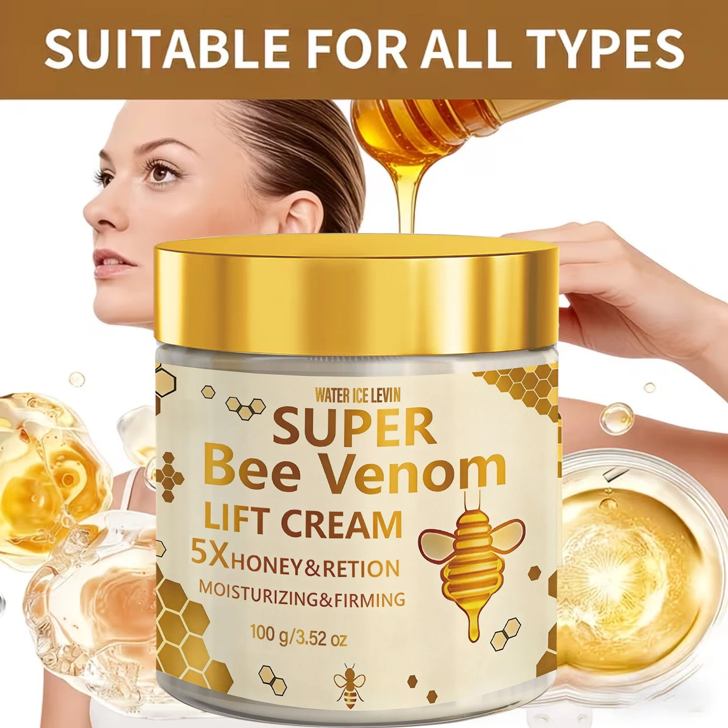 スーパービーベノムリフトファーミングフェイスクリーム、レチノ - Anti-Aging Face Cream のレビューと価格