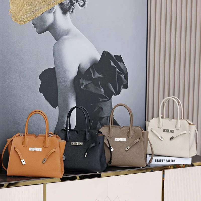 

Gorfia женская кожаная сумка через плечо, многофункциональная дорожная рабочая сумка-мессенджер, пригородная сумка для профессионального использования