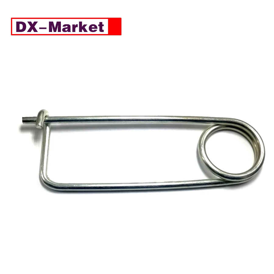 1.2mm-10mm Safety Pin ,65Mn Zinc Coated Steel Industrial Safety Spring Lock Pins ,C030