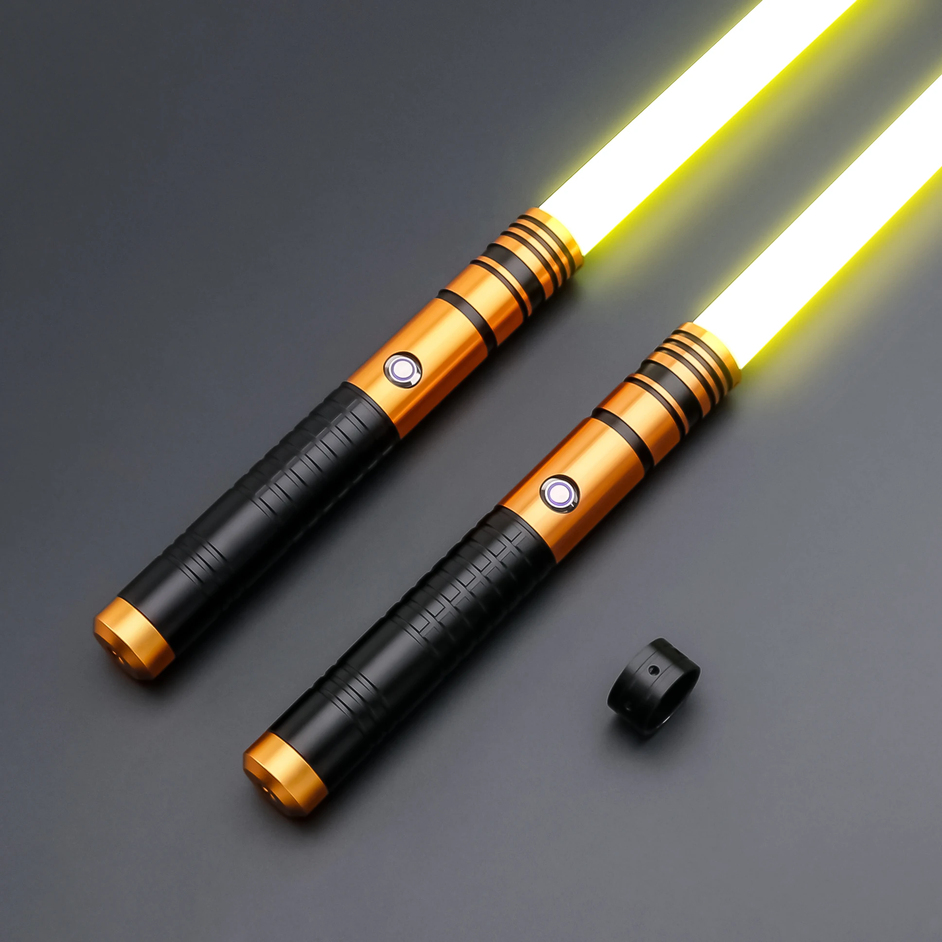 TXQ Lichtschwert RGB NEUES JAHR NEO PIXEL 12 Farben Kampf Schweres Duell Jedi Säbel Schwert Blaster Leuchtendes Spielzeug Laser Cosplay