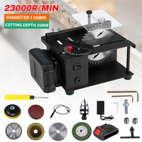Mini Multi-Functional Table Saw 0-90 Angle Cut Portable Saw Adjustables Electric Saw Set For Home Compact Heavy Duty Table Saw