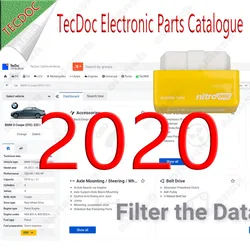 2020 TecDoc Electronic Parts Catalogue for Truck Bus and Car + nitro