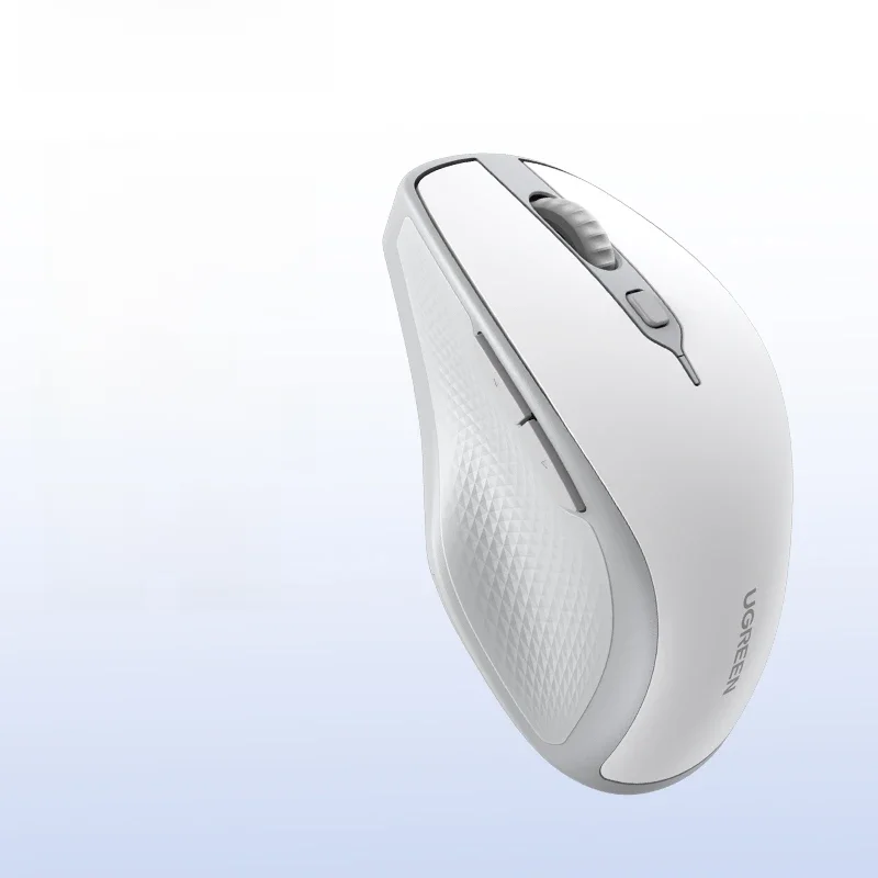 Bezprzewodowa mysz UGREEN Bluetooth 5.0 ergonomiczna 4000 DPI 6 przycisków wyciszania dla komputerów MacBook Tablet Laptop PC 2.4G bezprzewodowe myszy — zdjęcie 2