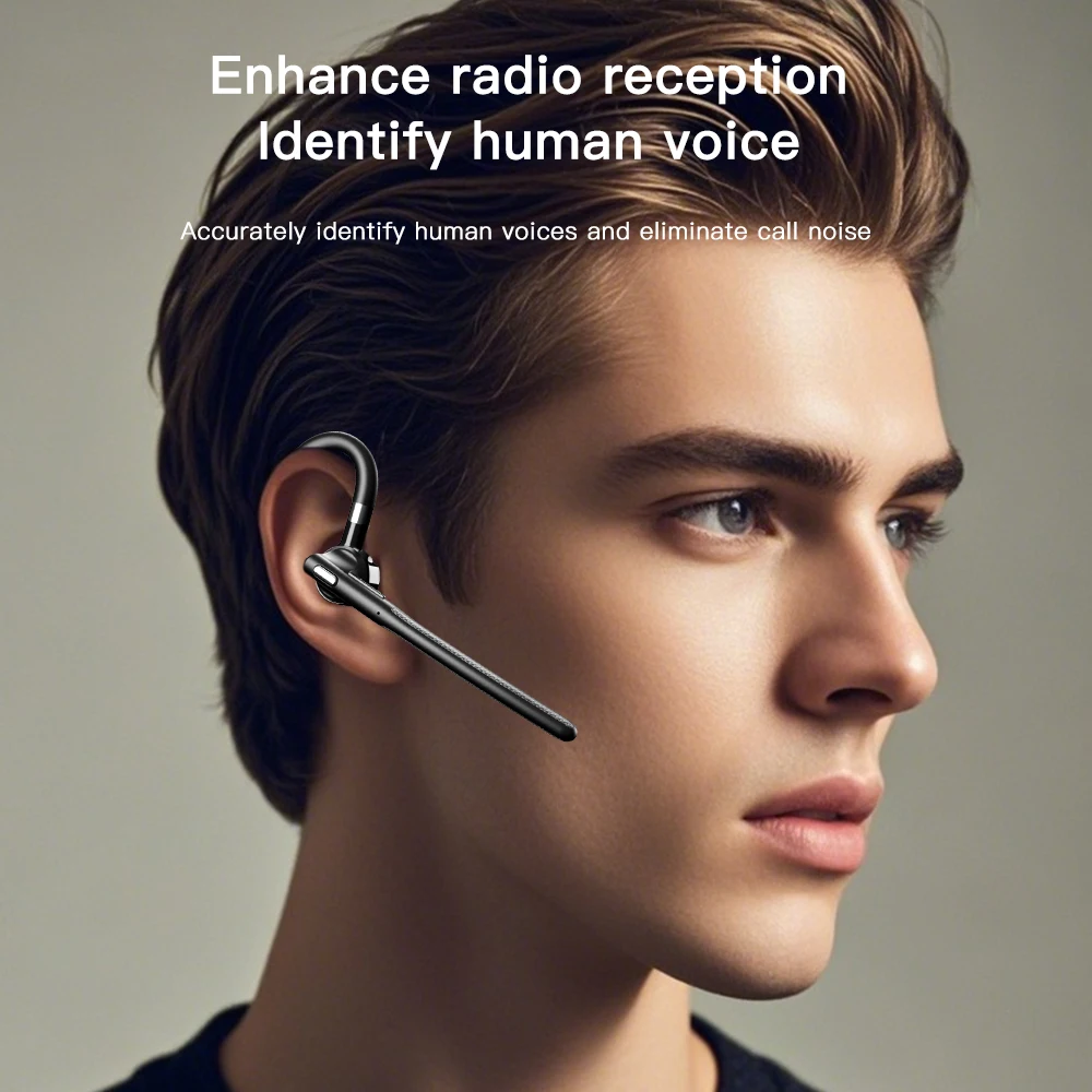 New Released Wireless Headset, HD Radio, Active Noise Reduction, Suitable for Business and Sports - view 2