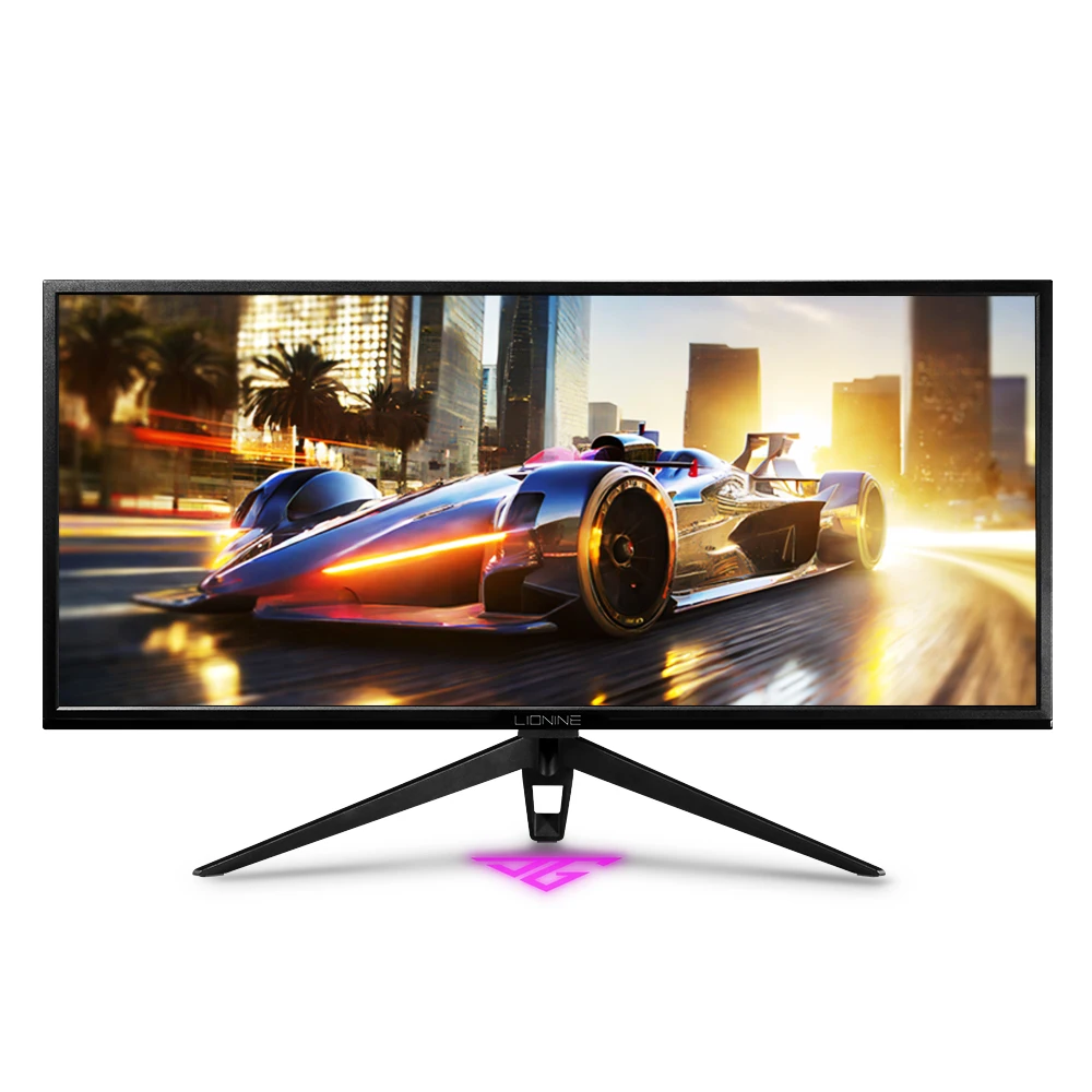 Lead Tech Riona X34Q-V2 34 inch wiregaming monitor WQHD 100Hz 1Ms HDR free defect