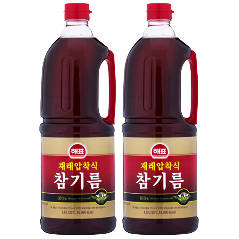 1.8L 2 pieces of sea mark conventional pressed sesame oil