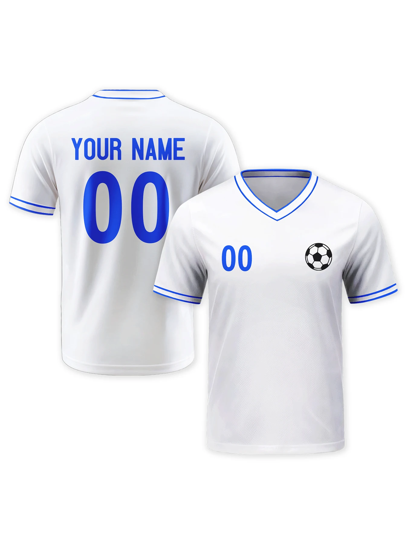 

Футбольная рубашка на заказ, персонализированная футбольная тренировочная майка с логотипом, именем, номером, белая футбольная команда, топ для мужчин и женщин, молодежный болельщик