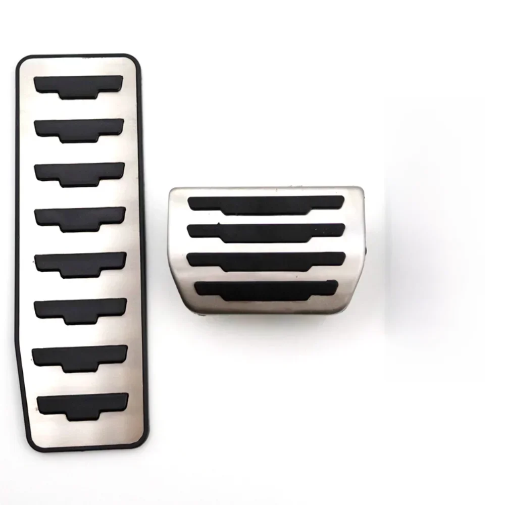 Kit de couvercles de pédale de frein à gaz en acier, repose-pieds de voiture, Range Rover Evoque, Land Rover Discovery dehors Guite-Pace