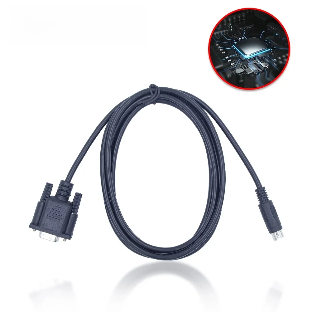 Do kabla do programowania PLC Mitsubishi FX3U serii FX RS232 do okrągłego 8-pinowego HMI Samkoon — zdjęcie 2