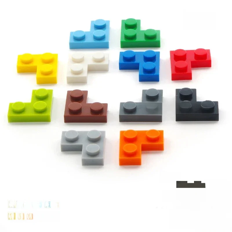 40 pièces accessoires en vrac pièces plaque 2x2 coin idée briques de construction 2420 bricolage blocs classiques MOC jouets éducatifs pour les enfants