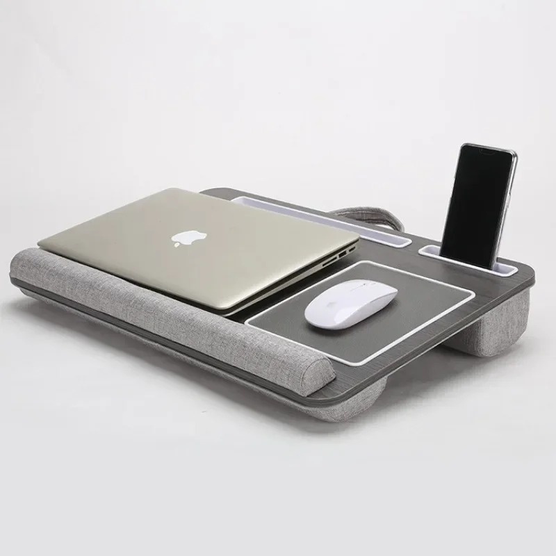 Wielofunkcyjna podkładka pod mysz do laptopa z podwójnym rowkiem i antypoślizgową listwą do użytku z przenośną sofą w sypialni — zdjęcie 2
