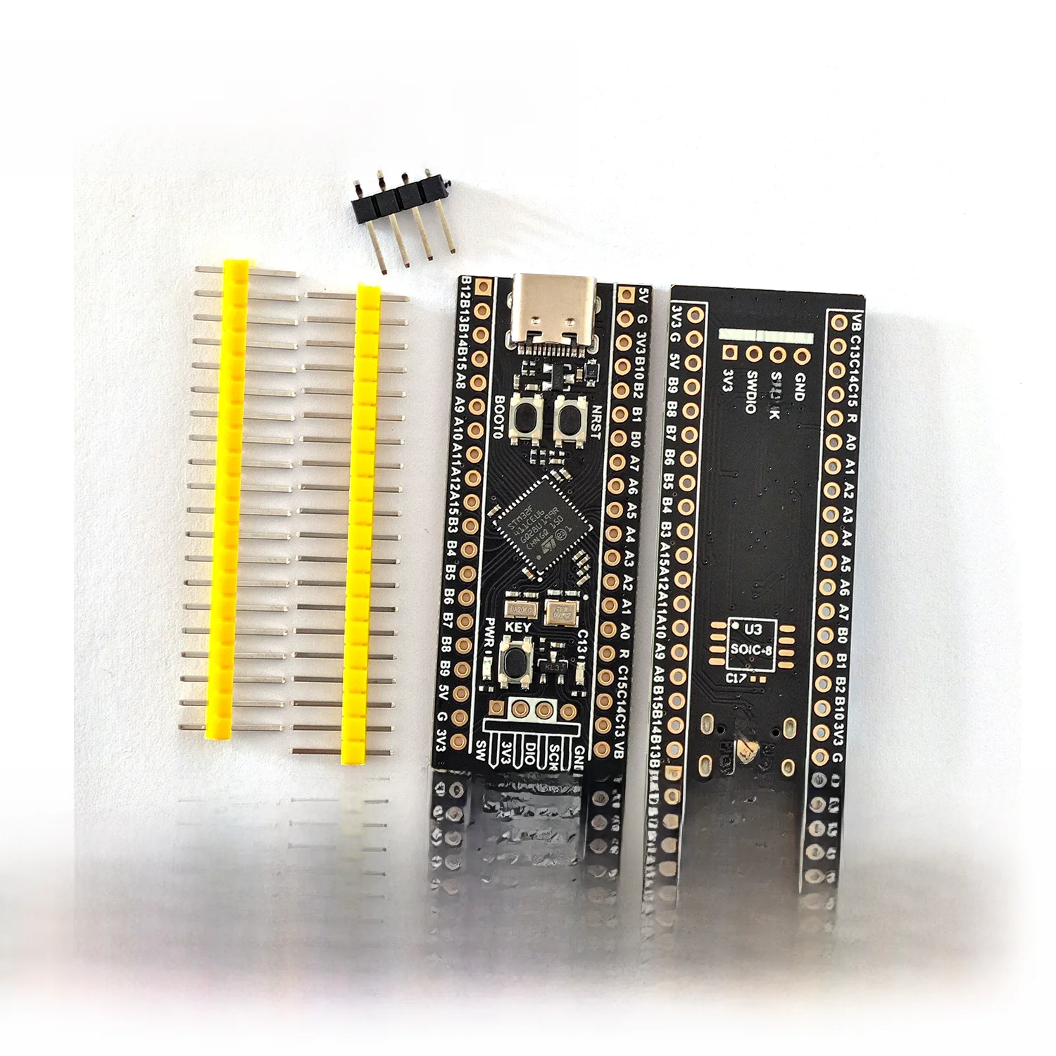 WeAct BlackPill STM32F411CEU6 STM32F4 STM32 carte de base carte d'apprentissage développement Micropython