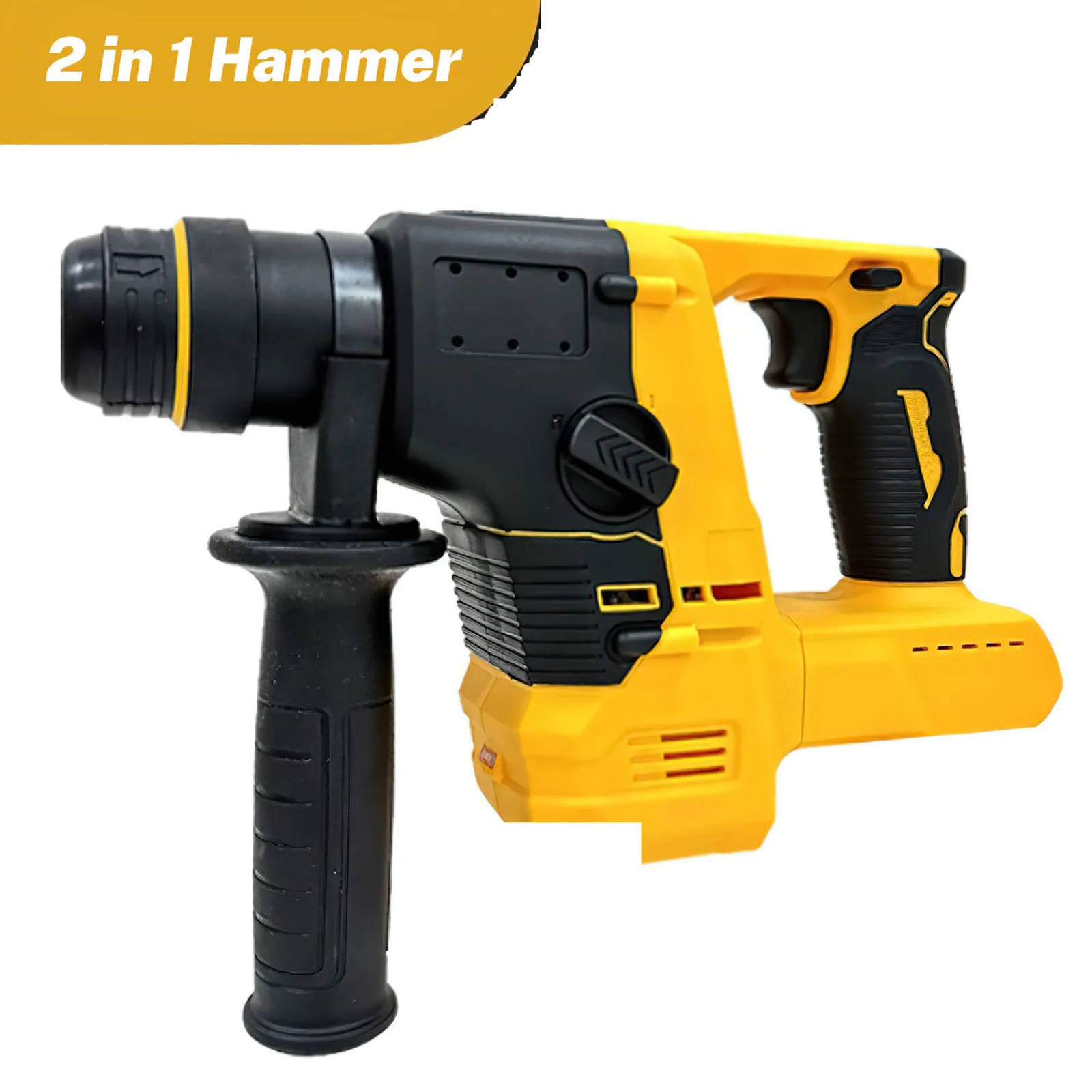 2 in 1 martello rotante elettrico senza fili senza spazzole trapano elettrico multifunzionale