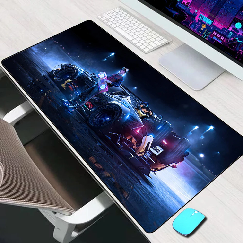 Back to The Future Mouse Pad Large Gaming Accessories Mouse Mat Keyboard Mat Desk Pad Computer Mousepad PC Gamer Laptop Mausepad