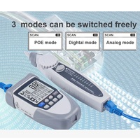 TOOLTOP Portable Network Cable Tester POE Cable Line Finder Breakpoint Checking Continuity Test Line Maintenance Inspection