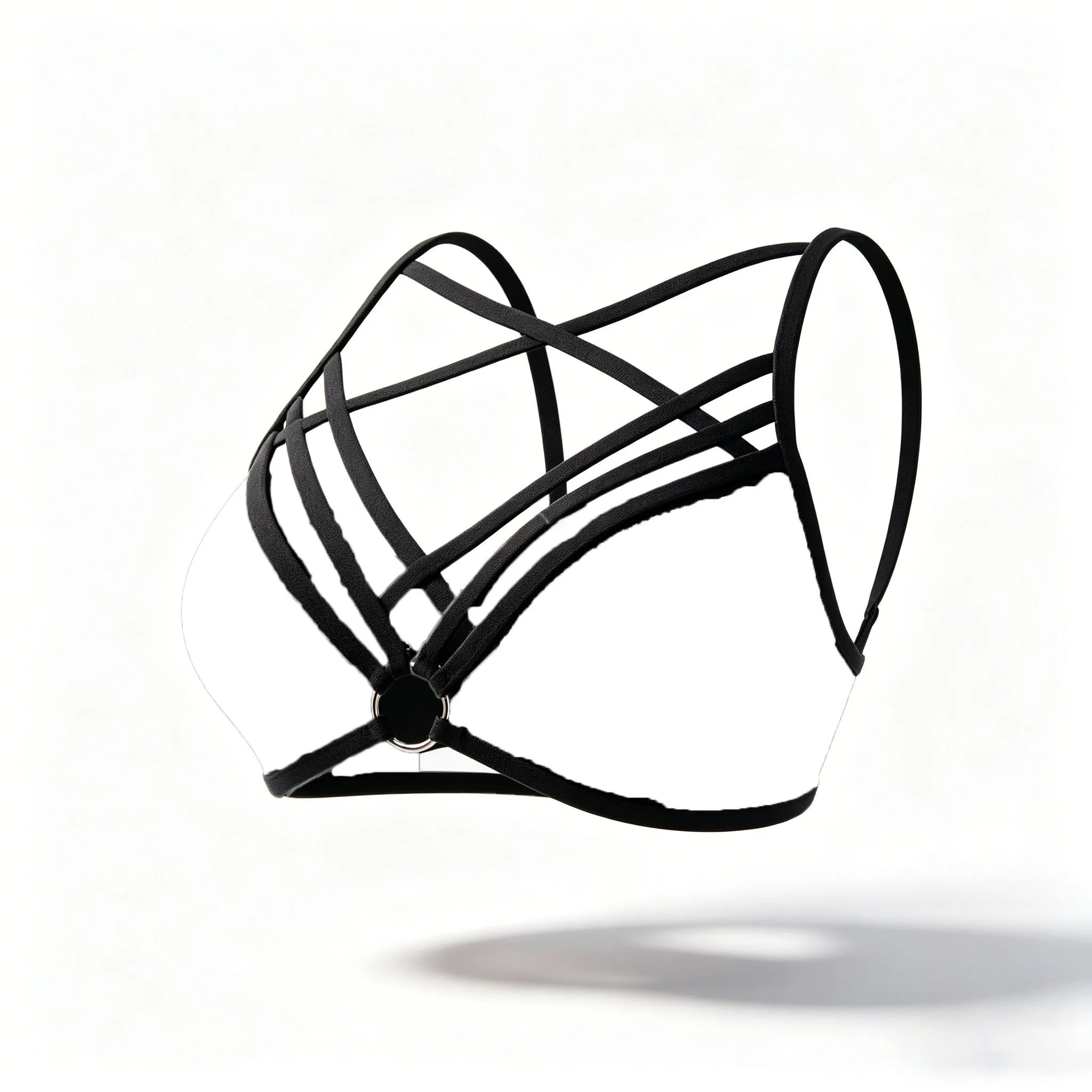 Fetish Halter Bra sexy Cupless Bondage open Bra Erotic Belt harness sex Game products Teasing fancy play punish slave Cages