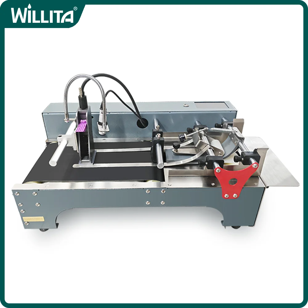 Willita Continuous Paging Coding Machine Plastic Paper Bags Label ID Cards Expiry Date Barcode QR Code Online TIJ Inkjet Printer