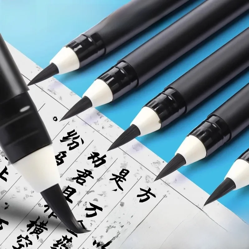 M & G – pinceau de calligraphie professionnel avec pointe souple d'encre, pas besoin de tremper, outil d'écriture Pai chinois pour la pratique