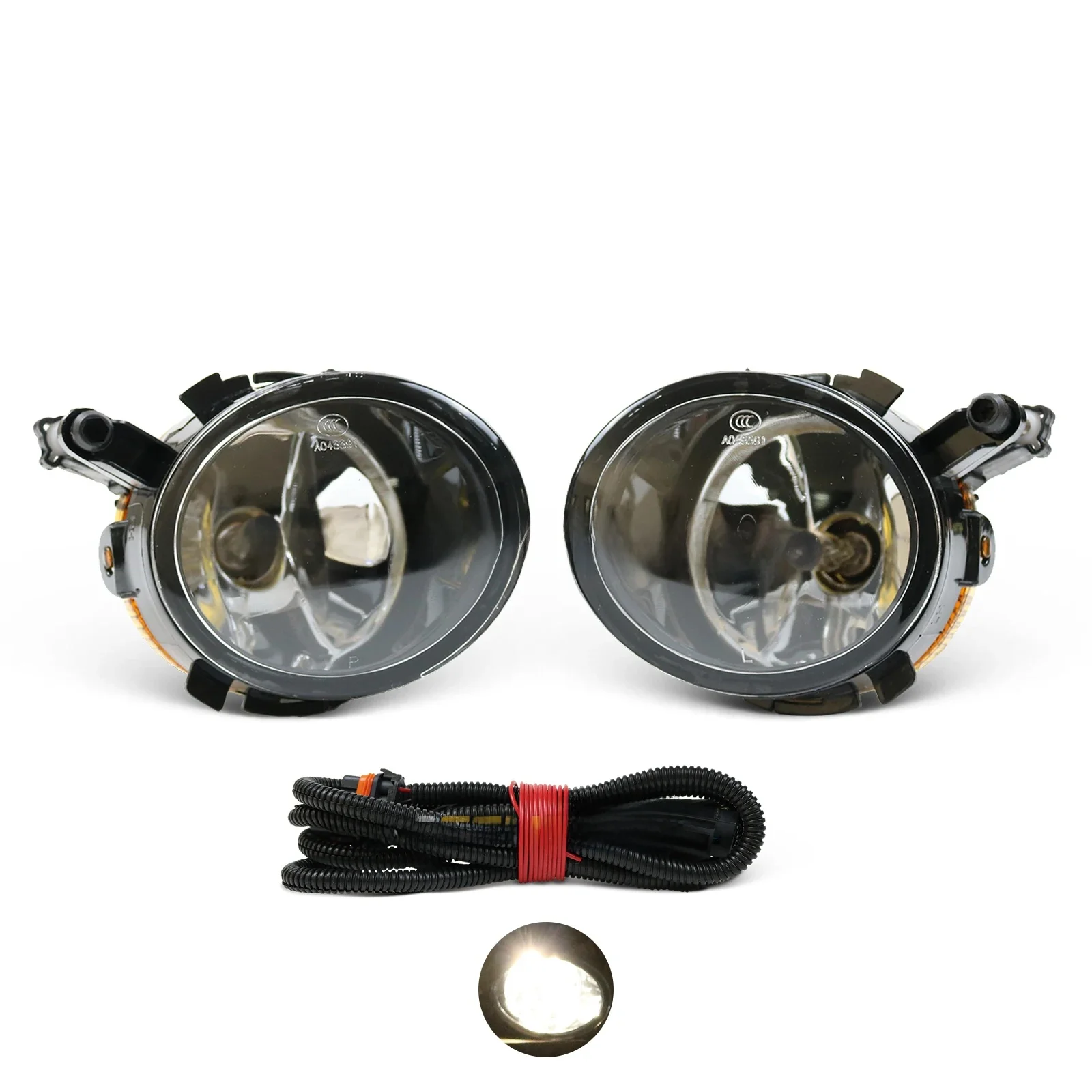 Dla Seat Ibiza 2009 2010 2011 2012 z przodu halogenowe światła przeciwmgielne lampy przeciwmgielne drutu — zdjęcie 2