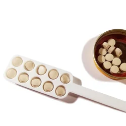 10 Holes Creative Pill Spoon Measuring Spoon Medicine Granule Counting device Home Counter For Count Tablet