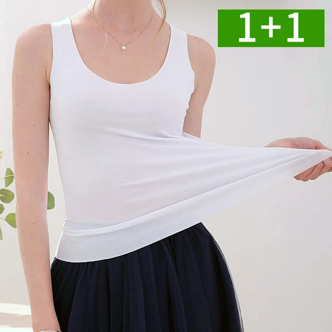 1 + 1 XL-4XL Women's Cooling Na City sleeback White Basic Muzis Panel Cold Women Running Big Size