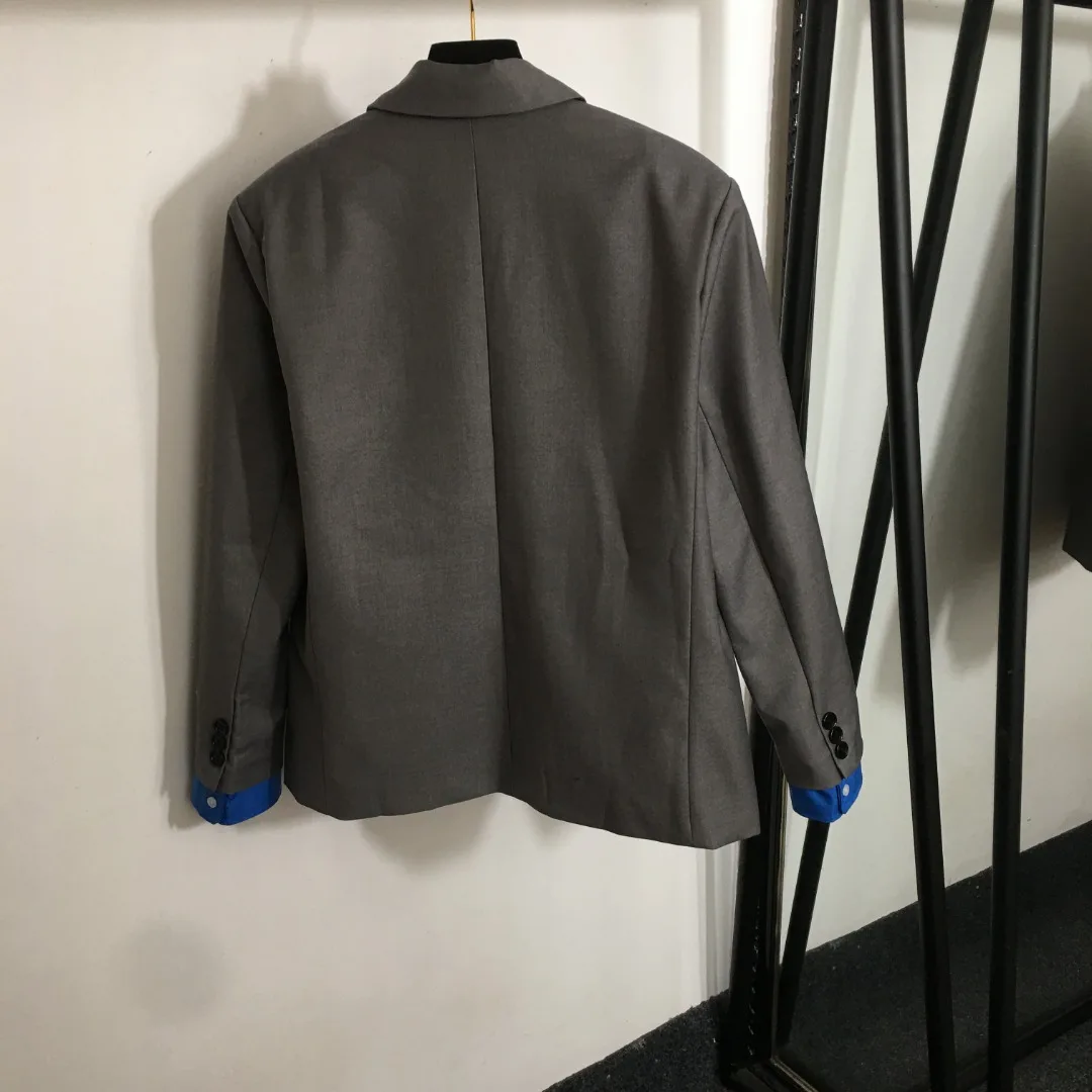 Autunno 2025 Nuovo blazer da donna con scollo a V: cappotto a maniche lunghe Office-Chic con eleganza contemporanea