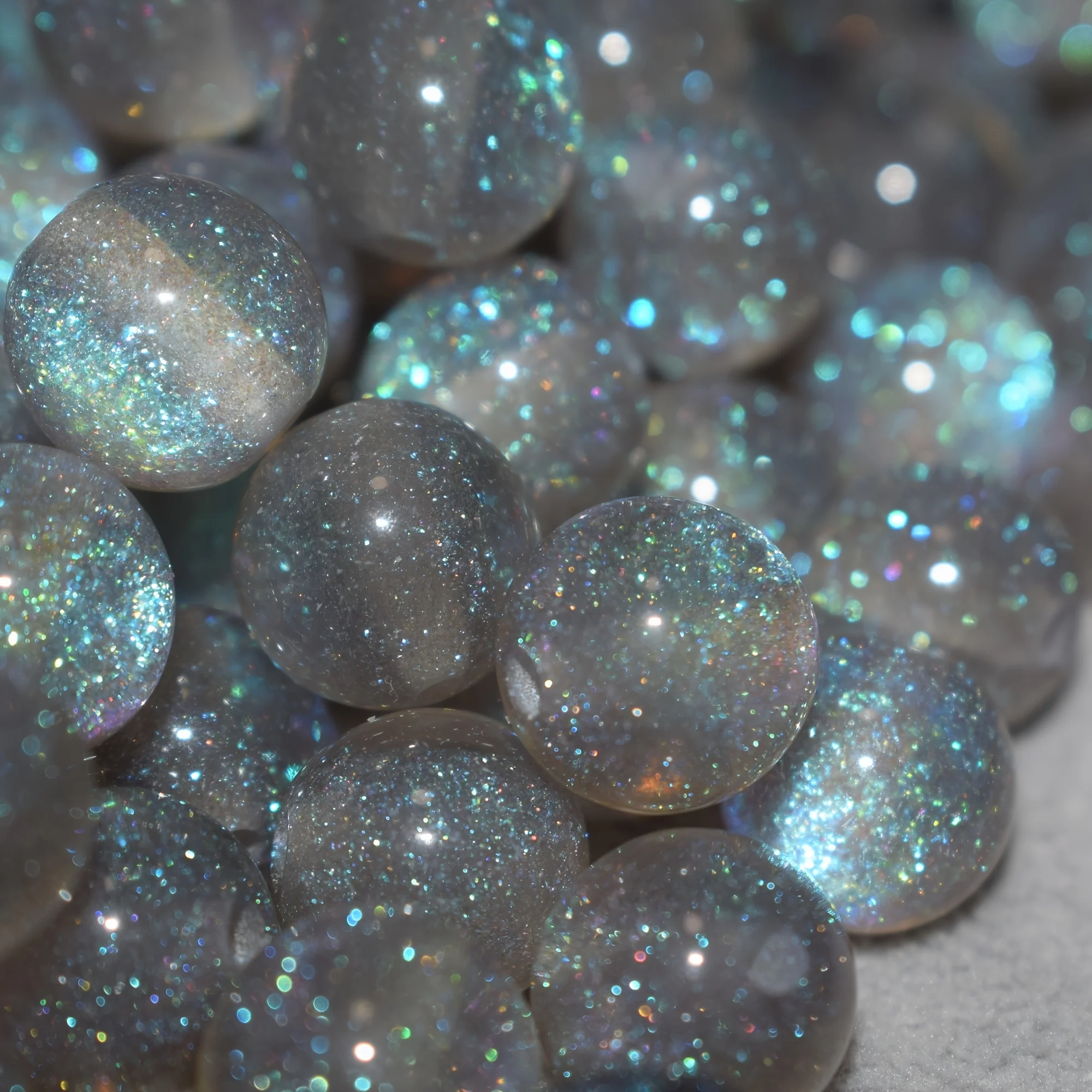 8-16mm Gradient Shiny Starry Star Bead Multicolor Acrylic Spacer Loose Beads For Jewelry Making Bracelet DIY Keychain Accessorie