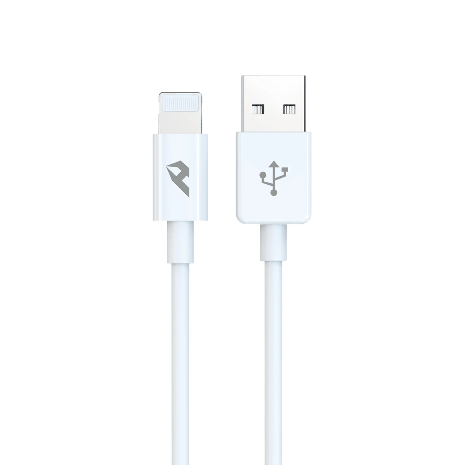USB-A naar Lightning-kabel 1m voor apparaten met Lightning-connector Kleur Wit
