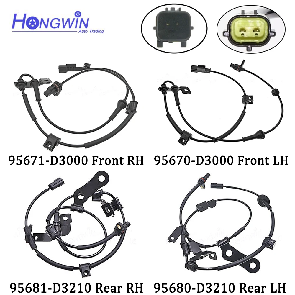 ABS Wheel Speed R L Sensor For Hyundai Tucson 2015-2021 DOHC-TCI/GDI 95671-D3000 95670-D3000 95670D3000 95681D3210 95680D3210