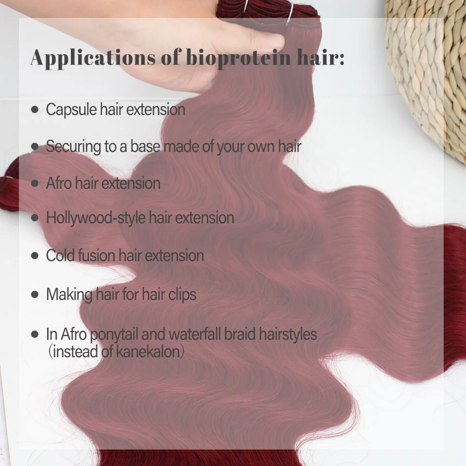 روسيا مقاومة للحرارة الألياف الاصطناعية وصلات شعر الطبيعية لينة الجسم موجة ذيل حصان حزم الشعر 30 بوصة 200 جرام سميكة للنساء