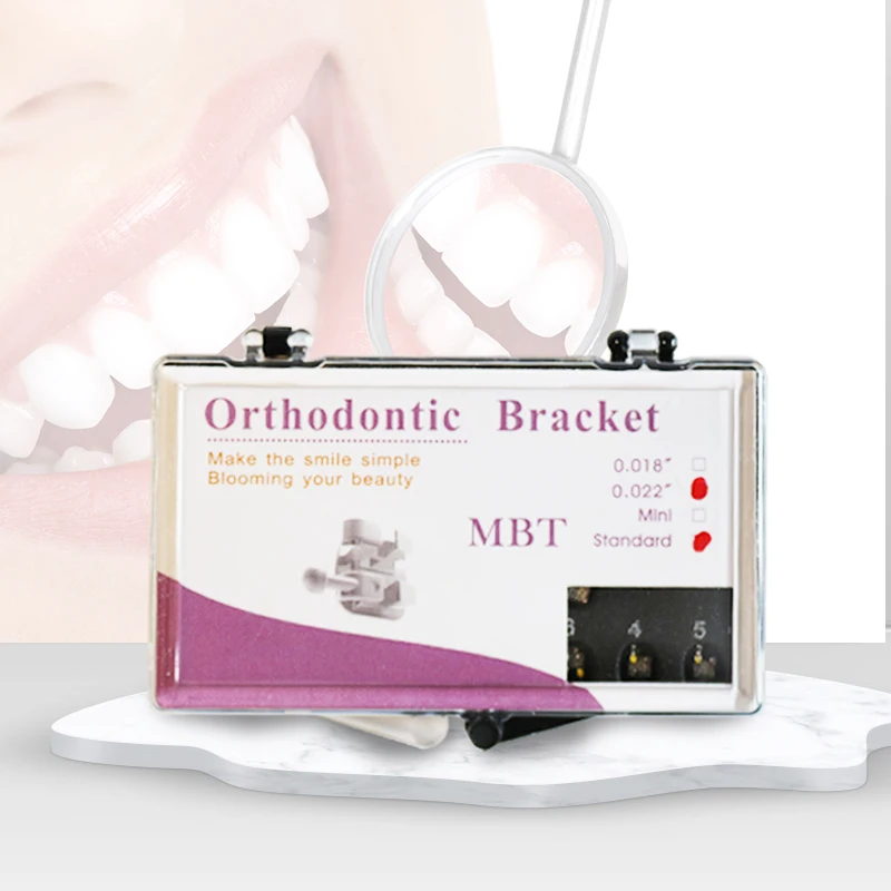 1Pack 20Pcs MBT 022 Orthodontic Brace Bracket 345Hooks Standard Mini Box Packing