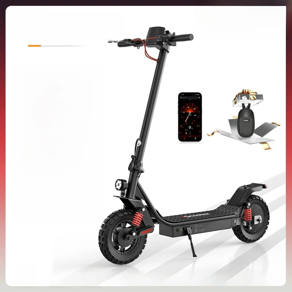 Iscooter I10pro Elektrische Scooter 10 Inch Band 800W 48V 15ah Opvouwbare Escooter Max Snelheid 45 Km/h Bereik 60Km Kick Scooter Met App - afbeelding 2