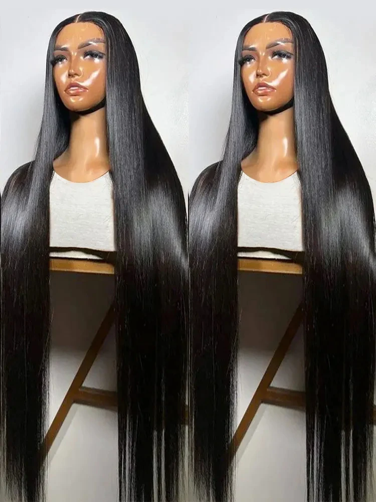 

GLOSSY 250 Density Hd Lace Frontal Wig Bone Straight Human Hair Wigs 30 36Inch Hd Lace Wig 13X6 Human Hair 13X4 Lace Front Wig