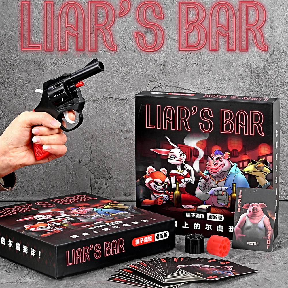 كذاب بار الجدول بطاقة لعبة الذكاء أربعة أشخاص مجلس متعدد اللاعبين المحمولة بطاقة الخصم الاجتماعي الكبار مجلس ألعاب الطاولة