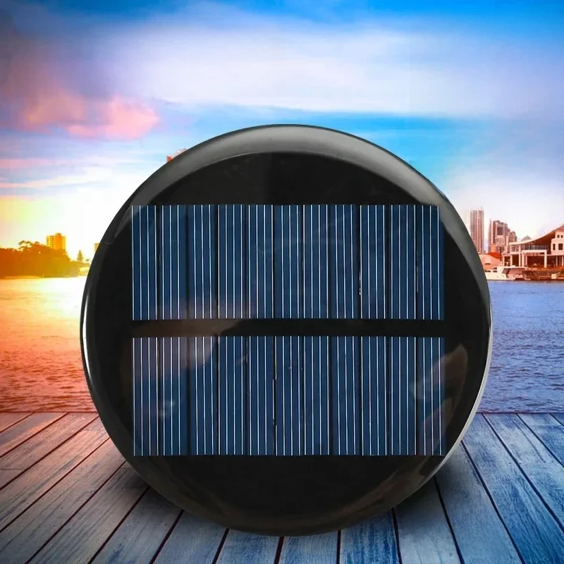 6 Typ Solarpanel 6 V 2 W 0,35 A/5,5 V 50 mA Solarstrom DIY Mini polykristallines Silizium-Solarzellenmodul Solarpanel Epoxidplatine