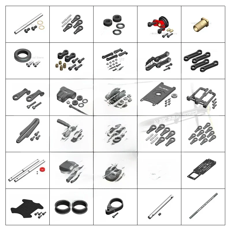 ALZRC - R42 hélicoptère pièces de rechange Mian support de Rotor arbres de broche arbre principal flèche de queue