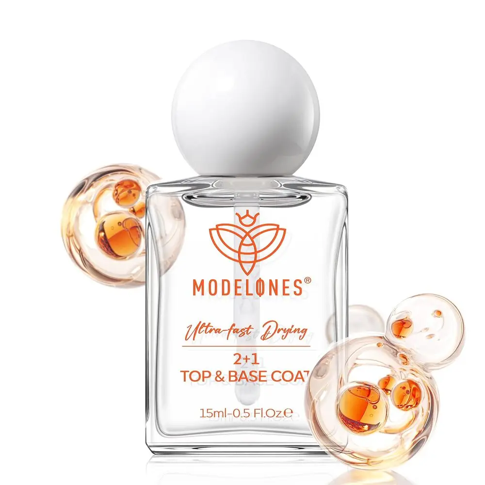 Modelones Smalto per unghie Top & Base Coat 3 in 1