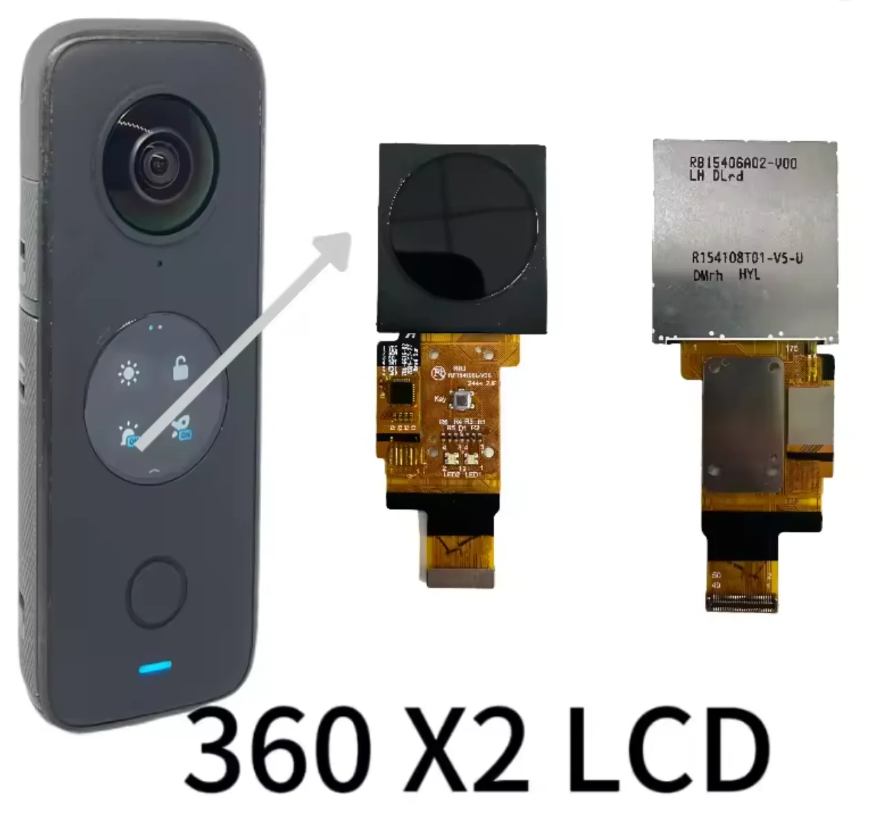 New Original LCD Screen for Insta 360 ONE X2 LCD Screen Repair/Replacement