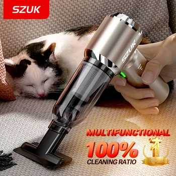 SZUK 985000PA 자동차 진공 청소기, 강력한 무선 핸드헬드 송풍기 청소 기계, 강력한 흡입 미니 휴대용 진공 청소기 무선청소기  szuk 청소기 차량용 청소기 세차용품 차량용청소기 핸디청소기 차량용 무선 청소기  차량청소기 진공청소기 무선 무선진공 청소기  자동차 청소기  차량 청소기 소형청소기  자동차청소기  차량용 무선청소기  소형 청소기  무선청소기 차량용