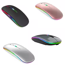Mause Sem Fio Recarregável Led Rgb, Conectividade 2,4 Ghz!