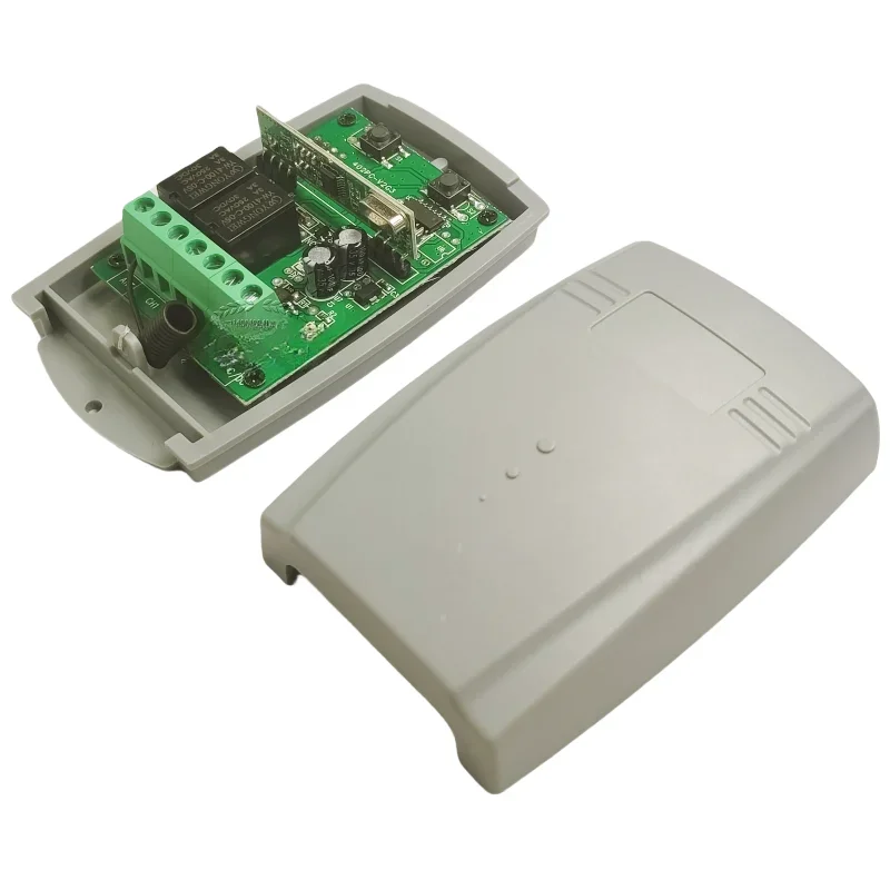 2-kanałowy 9V-12V-24V DC/AC uniwersalny odbiornik RF nadajnik z kodem zmiennym odbiornik silnika drzwi garażowych 433.92 MHZ bezprzewodowy — zdjęcie produktu 7