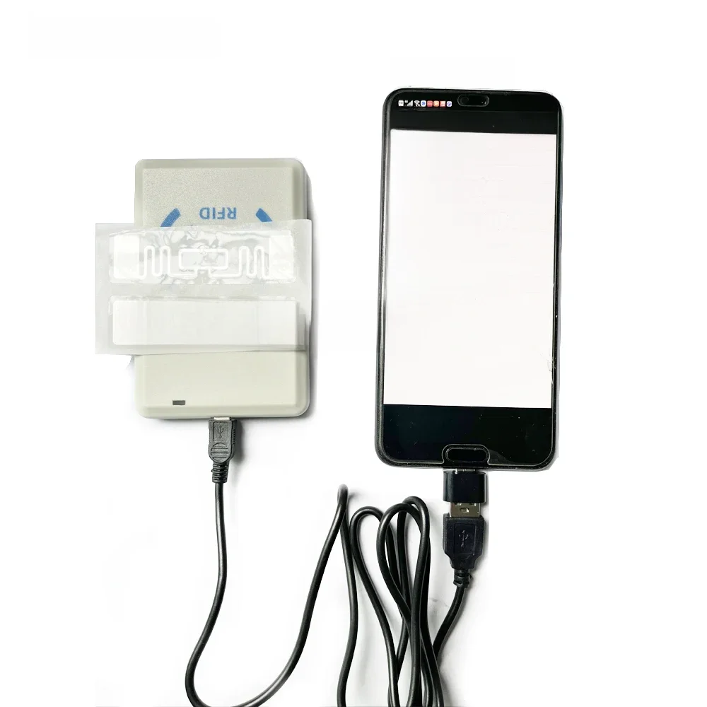 USB Reader Writer Uhf Rfid para Sistema de Controle de Acesso, Cartão de Amostra, Fornecer SDK Livre