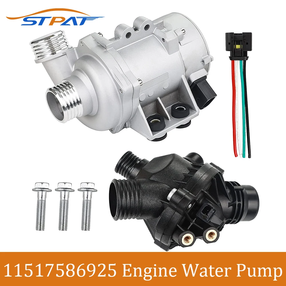 

STPAT 11517586925 11537549476 Electric Water Pump Thermostat Kit For BMW E60-E91 X1 X3 X5 Z4 11517521584 11517546994