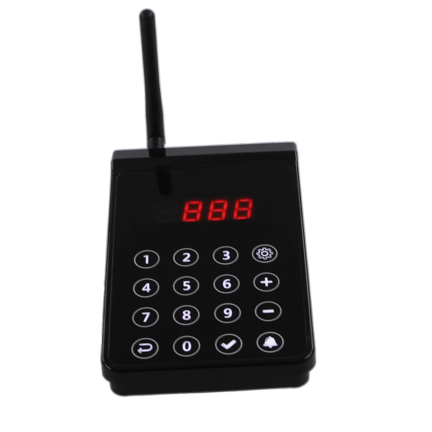 Imagem -03 - Wireless Ver Pager System Touch Keyboard Transmissor Chamada de Garçom Pulseira Pulseira Receptor para Restaurante Bar Coffee Shop