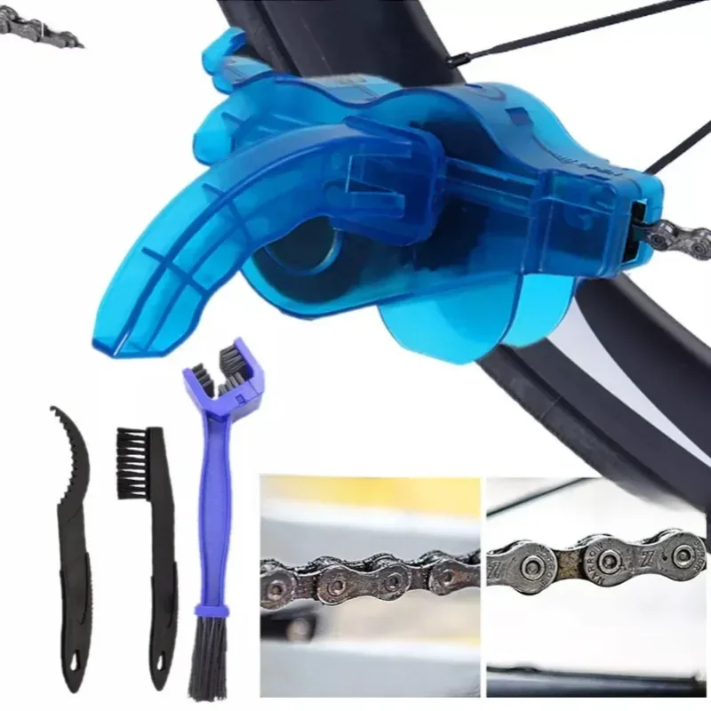 AliExpress NONE Portable Bicycle Chain Cleaner Bike Brushes Scrubber Wash Tool Mountain Cycling Cleaning Kit Outdoor Accessory