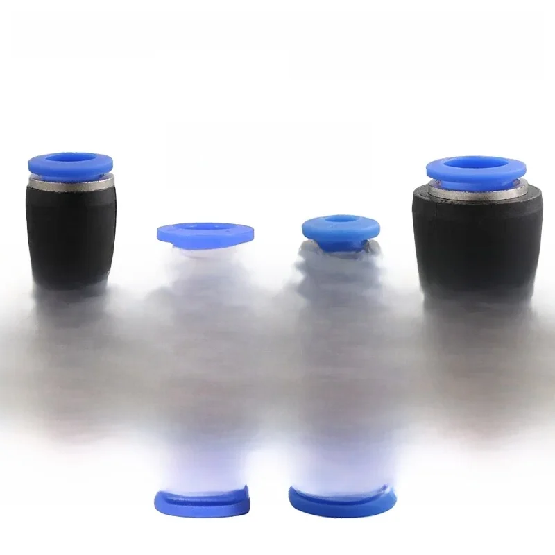 Connecteur de raccord d'air pneumatique rapide, 10 pièces, composants de connecteur de tuyau pneumatique droit enfichable en PU 4 6 8 10 12 16 mm