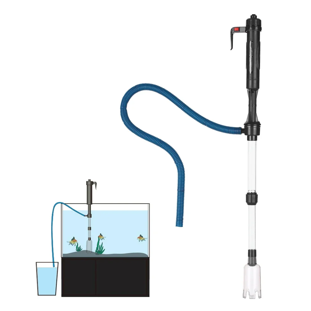 AliExpress NONE Electric Aquarium Fish Tank Water Changer Sand Washer Vacuum Siphon Operated Gravel Cleaner Aquarium Cleaning Tool