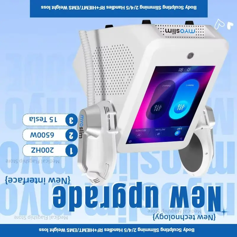 

EMS NEO 15 Tesla RF Professional Body Sculpt 6500W Myosilm EMS Machine ABS Muscle Stimulator Myosilm Body Sculpting Machine PR